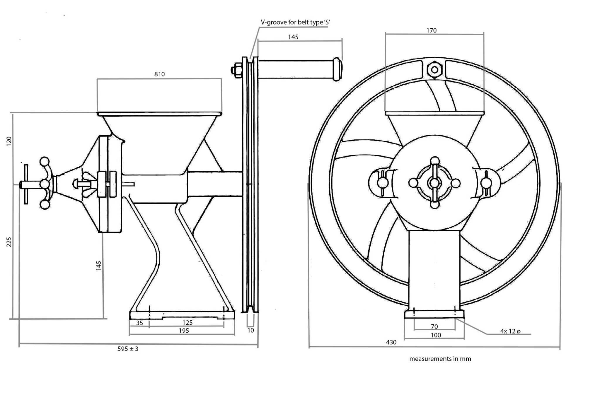 Diamant Grain Mill manually operated LUBA Distribution Ltd