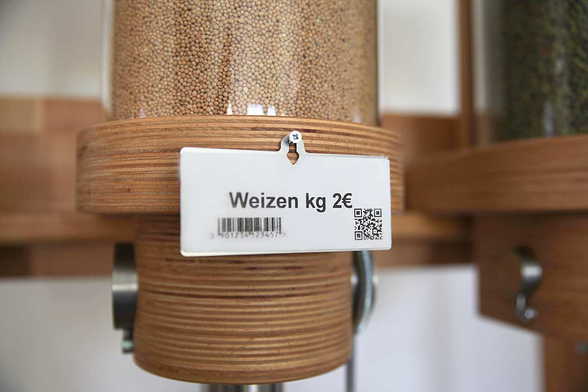 Schild zur Beschriftung der Glassilos Edelstahl Schild zur Beschriftung der Glassilos Edelstahl