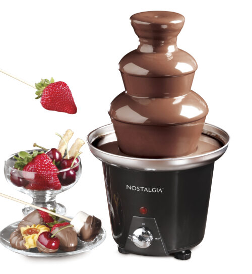 Nostalgia Three Tier Chocolate Fountain