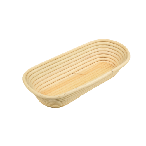 Rattan proofing basket: long, 36 x 16 cm, 1 kg