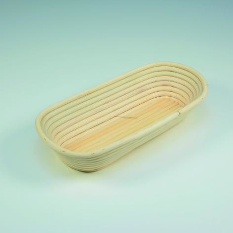 Rattan proofing basket: long, 36 x 16 cm, 1 kg