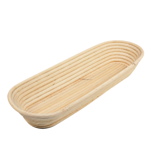 Rattan proofing basket: long, 45 x 17 cm, 2 kg