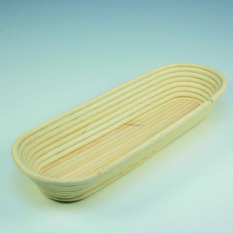 Rattan proofing basket: long, 45 x 17 cm, 2 kg